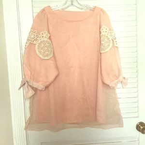 Pink blouse